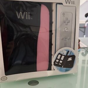 Wii Black and Pink Console with Remote